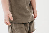 Cotton shorts & coordinated T