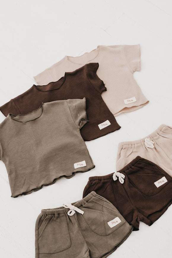 Cotton shorts & coordinated T