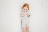 Long sleeve oversized romper