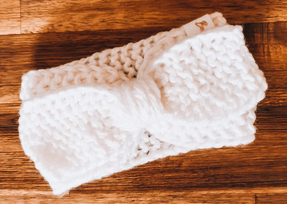 BohBaby Headband White