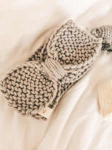 BohBaby Headband Grey