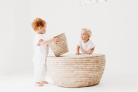 Little woven table & chair set (shipping included)