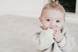 Winter waffle oversized onesie