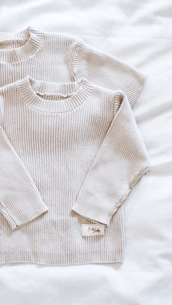 Knit shorts & sweater