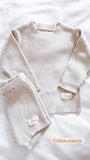 Knit shorts & sweater