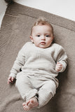 Waffle T & drawstring Pants set